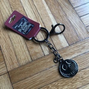 Nightmare Before Christmas Jack face keychain clip